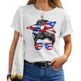 Mezzo Cubano E Portoricano Rico Cuba Bandiera Cubana Ragazza Cubana Maglietta da donna