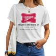 Miller Lock Up Beer T-shirt Frauen