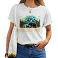 Queen Of The Tetons Grizzly 399 National Park Grizzly Bear Women T-shirt
