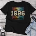 38 Cumpleaños Hombres 38 Años Retro Es Nacidos En 1986 Camiseta de mujer Regalos divertidos