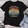 42º Compleannointage 1982 Donne 42 Anno Signore Maglietta da donna Regalos divertidos
