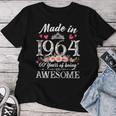 60° Compleanno Donne Ragazze Realizzato Nel 1964 Floreale 60 Anni Maglietta da donna Regalos divertidos