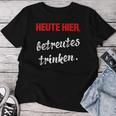 Betreutes Trinken Beer Saufen Outfit Partner Look T-shirt Frauen Lustige Geschenke