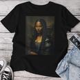 Black Mona Lisa Black History Month Woman Afro Queen Women T-shirt Unique Gifts