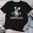 Bodybuilder Bunny Easter Bunnybuilder Fitness Gym Maglietta da donna Regalos divertidos