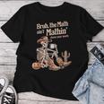 Bruh The Math Ain't Mathin' Show Your Work Halloween Teacher Women T-shirt Unique Gifts