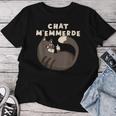 Chat M'emmerde Chat M'épuise Chat Homme Cadeau Humour T-shirt femme Cadeaux drôles