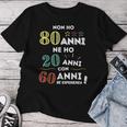 Compleanno 80 Anni Uoma E Donna Regalo Per Anniversario Maglietta da donna Regalos divertidos