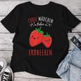 Coole Mädchen Lieben Erdbeeren T-shirt Frauen Lustige Geschenke