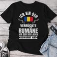 Crazy Romania Romanian Flag T-shirt Frauen Lustige Geschenke