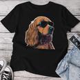 Dad Mom Occhiali Da Sole Cool Dog Cocker Spaniel Maglietta da donna Regalos divertidos