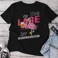 Die Lage Ist Besaffniserregend Saufen Flamingo Beer S T-shirt Frauen Lustige Geschenke