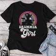 Drummer Girl Women's T-shirt Frauen Lustige Geschenke