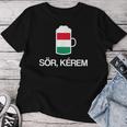 Ein Bier Bitte Auf Hungarian Beer T-shirt Frauen Lustige Geschenke