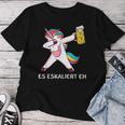 Es Escaliert Eh Dabbing Unicorn With Beer Unicorn & Beer T-shirt Frauen Lustige Geschenke