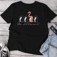 Flamingo Funky Pink Flamingo Penguin Be Different T-shirt Frauen Lustige Geschenke