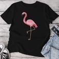 Flamingo Pocket Pink Flamingo Logo T-shirt Frauen Lustige Geschenke