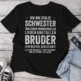 Birthday Ich Bin Stolze Schwester Bruder T-shirt Frauen Lustige Geschenke