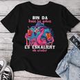 Flamingo Party Bin Da Kann Los Gehen T-shirt Frauen Lustige Geschenke