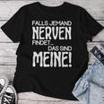 Slogan Falls Someone Meine Nerven Findet T-shirt Frauen Lustige Geschenke