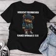 Ganz Dünnes Eis Teddy Slogan Teddy Bear T-shirt Frauen Lustige Geschenke