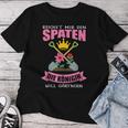 Garden Woman Gardener Queen Spade T-shirt Frauen Lustige Geschenke