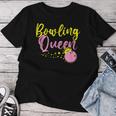 Gioco Delle Bocce Bowling Queen Donne Ragazze Bowling Maglietta da donna Regalos divertidos
