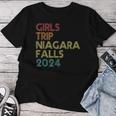 Girls Trip Niagara Fall 2024 Summer Vacation Friends Family Women T-shirt Unique Gifts