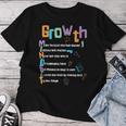 Growth Mindset Positive Saying Teacher For Classroom Women T-shirt ...