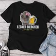 Hamsti Tasty Beer Sad Hamster Meme Lustiger Hamster T-shirt Frauen Lustige Geschenke