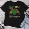 Hoptimist Beer Lover Craft Beer T-shirt Frauen Lustige Geschenke