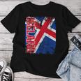 Iceland Flag Women's Children's Iceland T-shirt Frauen Lustige Geschenke