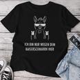 Ich Bin Nur Wegen Dem Kaiserschmarrn Hier Llama Alpaca S T-shirt Frauen Lustige Geschenke