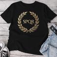 Imperio Romano Spqr Camiseta de mujer Regalos divertidos