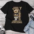 July 44Th Birthday 1980 Awesome Teddy Bear Women T-shirt Funny Gifts