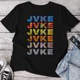 Jvke Colorful With Butterfly And Snake Vintage Retro Women T-shirt Funny Gifts