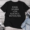 Kann Spurenon Alkohol Ententententen Wine Drinking Wine Lovers S T-shirt Frauen Lustige Geschenke