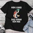 With Koi Carp Garden Pond Koi & Beer Das Gönn Ich Mir T-shirt Frauen Lustige Geschenke