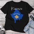 Kosovo Flag Kosovo Map For And Women T-shirt Frauen Lustige Geschenke