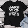 Lauterbach Hat Recht 2 Dosen Reich Nicht Two Doses Beer S T-shirt Frauen Lustige Geschenke