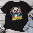 Lennox Beautiful Boys' Name With Cute Panda T-shirt Frauen Lustige Geschenke