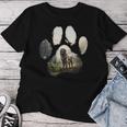 Leonberger Bergpfote With Dog Mum And Dad T-shirt Frauen Lustige Geschenke