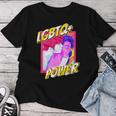 Lgbtq Gay Pride Rainbow Csd Trans Pan Lesbiche Bi Amore Maglietta da donna Regalos divertidos