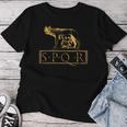 Loba Capitolina Spqr Roma Camiseta de mujer Regalos divertidos