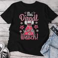 Mei Dirndl Is In Da Wäsch Costume Women's Costume T-shirt Frauen Lustige Geschenke