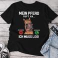 Mein Pferd Ruft An Reiterin Reiter Stall Girls' T-shirt Frauen Lustige Geschenke