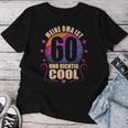 Meine Oma Ist 60 Und Richtig Cool 60Th Birthday Grandma T-shirt Frauen Lustige Geschenke