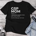 Mejor Gsp Mom Ever Definition Alemán De Pelo Corto Puntero Camiseta de mujer Regalos divertidos