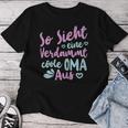 Oma Sprüche So Sieht Eineerdammt Coole Oma Aus T-shirt Frauen Lustige Geschenke