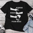 Pair Of Scissors Stone Beer Malle Jga Saufsprechen T-shirt Frauen Lustige Geschenke